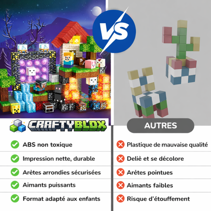 Blocs de Construction Magnétiques Éducatifs STEM