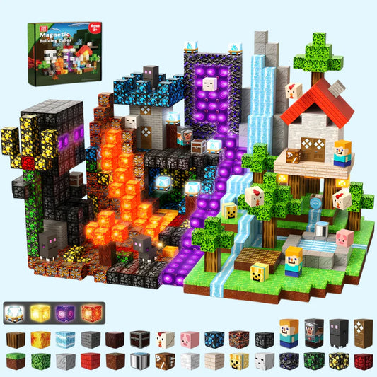 Blocs de Construction Magnétiques Éducatifs STEM